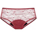 Dorina Menstruační kalhotky Eco Moon Hipster krajkové Red – Sleviste.cz