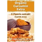 Naturgreen Organic Curcumin Extra+Piperin extrakt 120 vegan kapslí – Hledejceny.cz