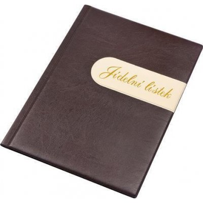 PANTA PLAST Desky na jídelní lístek Modern - CZ, hnědá-béžová, koženka, A4, PANTA PLAST 29536 – Zboží Živě