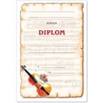 Diplom A4 Hudební – Zboží Mobilmania
