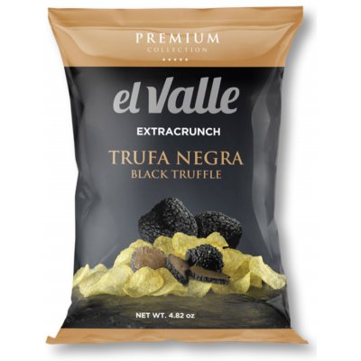 El Valle Chipsy s příchutí Černý lanýž 45 g – Zboží Dáma El Valle Chipsy s příchutí Černý lanýž 45 g – Zboží Dáma