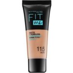 Maybelline Fit Me make-up 115 Ivory Matte + Poreless 30 ml – Zbozi.Blesk.cz