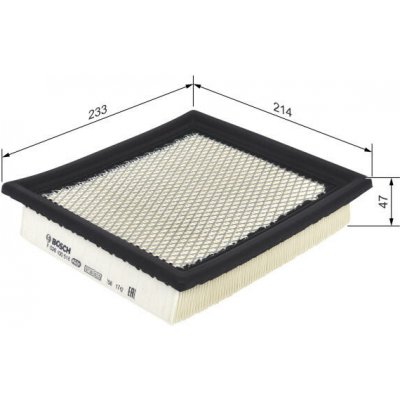 Vzduchový filtr BOSCH F 026 400 518 – Hledejceny.cz