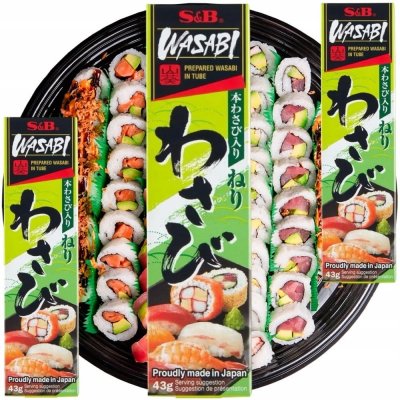 S&B Wasabi pasta 43 g – Zboží Mobilmania