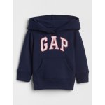 GAP dětská mikina Logo hoodie modrá – Zboží Dáma