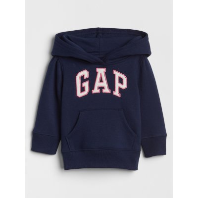 GAP dětská mikina Logo hoodie modrá – Zboží Dáma