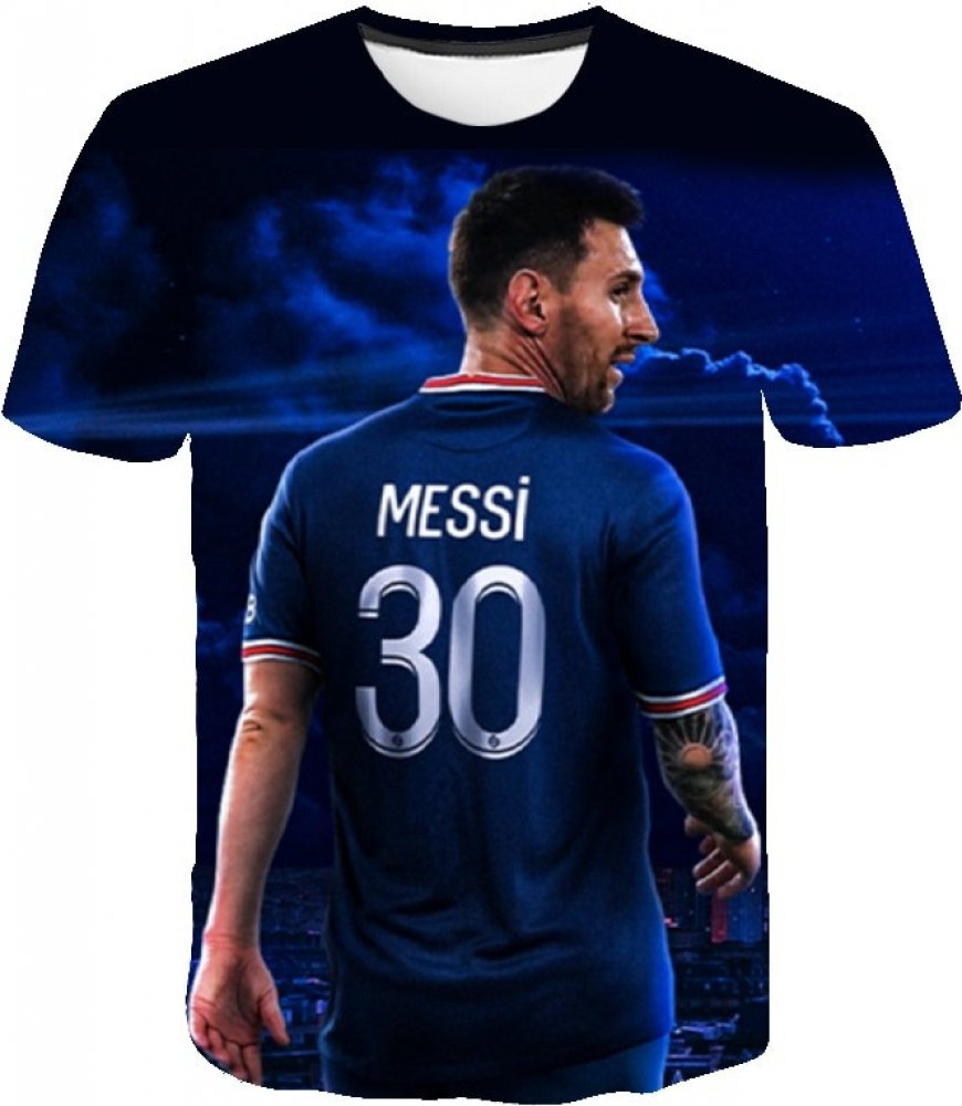 dres tričko Messi 3D | Srovnanicen.cz