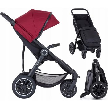 Petite&Mars Sport Street+ RWS Black 2022 Deep Ruby Complete