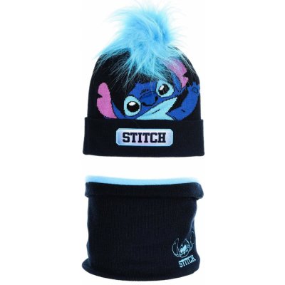 Lilo & Stitch SOUPRAVA KULICH A NÁKRČNÍK LILO A STITCH tmavě modrá – Zboží Dáma