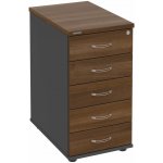 Hobis K 35 C N 5 zásuvek léta napříč 60 cm ořech – Hledejceny.cz