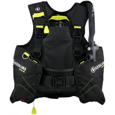 Aqualung kompenzátor vztlaku WAVE BLACK/YELLOW – Zboží Mobilmania