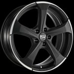 MSW 47 8x19 5x112 ET21 - black polished – Sleviste.cz