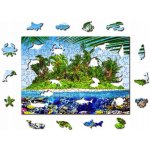 WOODEN CITY Dřevěné Exotický ostrov pokladů 2v1 EKO 200 dílků – Sleviste.cz