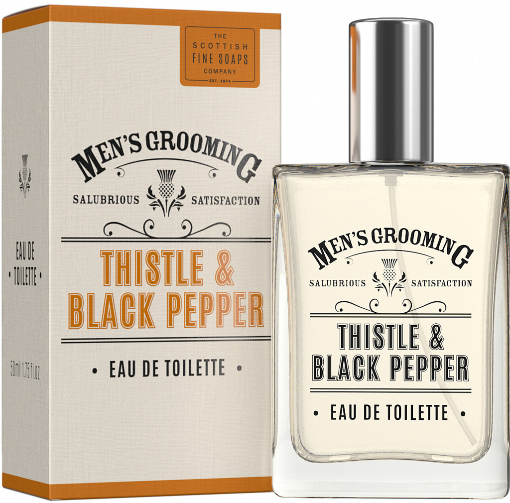 Scottish Fine Soaps Thistle & Black Pepper toaletní voda pánská 50 ml