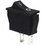 Tracon electric Kolébkový vypínač ON-OFF, 2-poloh. černý, 16A, 250V, 0-I IP40, 6A – Sleviste.cz