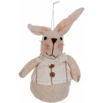Závěsná textilní dekorace králíček 8*5*12 cm – Hledejceny.cz