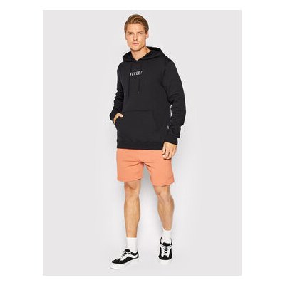 Hurley Mikina Bengal Fleece MFTEU00003 Černá Regular Fit – Zboží Mobilmania