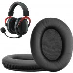 kwmobile náhradní náušníky na sluchátka 2x pro Kingston HyperX Cloud II 2 / Cloud II… černá – Zboží Mobilmania