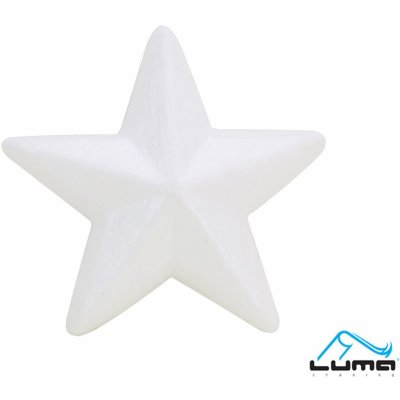 Luma Hvězda polystyrenová 200 mm bílá – Zboží Mobilmania