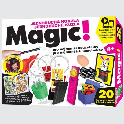 Magic! Jednoduchá kouzla pro nejmenší kouzelníky (20 triků) – Zboží Mobilmania