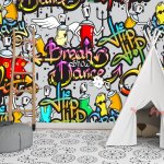 Tapeta SABLIO Graffiti, rozměry 208x125 cm – Sleviste.cz
