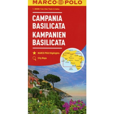 MARCO POLO Karte Kampanien Basilicata 1:200 000. Campania Basilicata. Campanie Basilicate – Hledejceny.cz