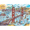 Puzzle Cobble Hill DoodleTown: San Francisco 1000 dílků