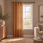 MyBestHome GOLD Dekorační závěs EASY TOP cihlový s kroužky 140x250 cm – Hledejceny.cz