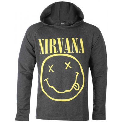 ROCK OFF Nirvana Yellow Happy Face černá