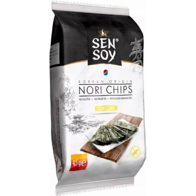 Sen Soy Premium SEN SOY Chipsy mořské řasy Classic 4,5 g – Zboží Dáma