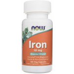 NOW Foods Iron Bisglycinate chelát 18mg 120 kapslí – Hledejceny.cz