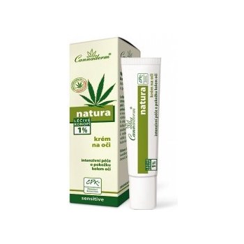 Cannaderm Natura oční krém 15 ml