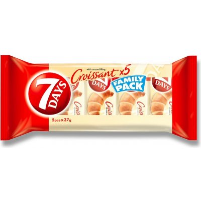 7 Days Croissant s kakaovou náplní 5x37 g – Hledejceny.cz