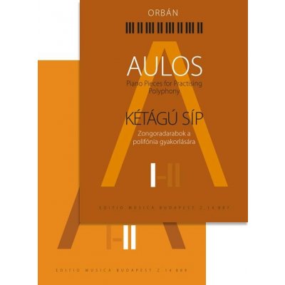 Aulos Volume I II Piano pieces for practising polyphony pro klavír 863806 – Hledejceny.cz
