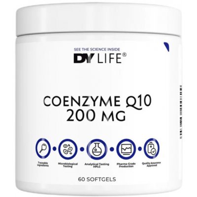 Dorian Yates DY LIFE Coenzyme Q10 200 mg 60 softgelových kapslí – Hledejceny.cz