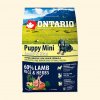 Granule pro psy Ontario Puppy Mini Lamb & Rice 2,25 kg