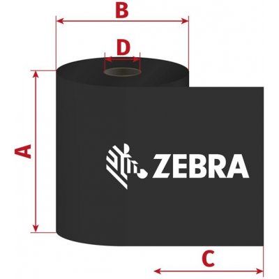 Zebra ZipShip 2300, 110mm x 450m, TTR, vosk 02300BK11045 – Zboží Mobilmania