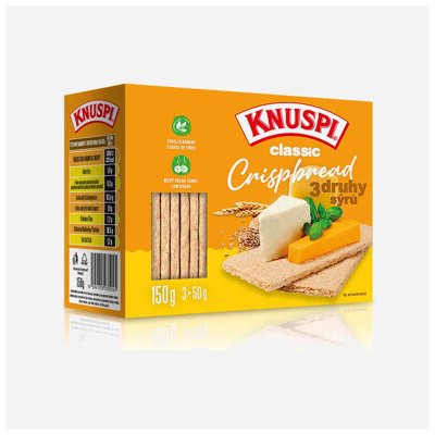 Knuspi Classic Crispbread 150 g – Zbozi.Blesk.cz