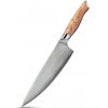 Kuchyňský nůž UG Grill Nůž Chef 20,6 35 cm Nerezová ocel 3 olivové dřevo