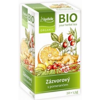 Mediate BIO Zázvorový čaj s pomerančem 20 x 1,5 g