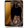 Pouzdro a kryt na mobilní telefon Samsung Pouzdro ACOVER Samsung Galaxy A8 2018 A530F s motivem Owl