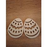 Dřevotéka Dřevěná dekorace vajíčko 7x5 cm – Hledejceny.cz