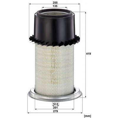 MANN-FILTER Vzduchový filtr MANN C28357 (MF C28357) – Hledejceny.cz