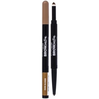 Maybelline Brow Satin Smoothing Duo tužka a stíny na obočí 2v1 1 Dark Blond 0,71 g