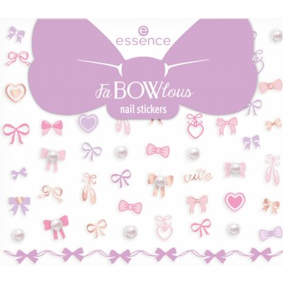 essence Nálepky na nehty Fabowlous 01 Ballet Of Bows! – Hledejceny.cz