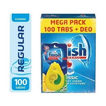 Calgonit Finish classic 100 ks + deo lemon