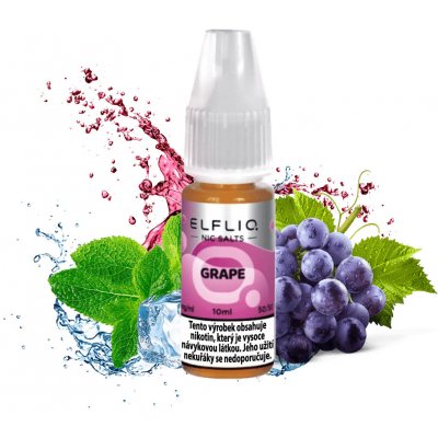 ELF LIQ GRAPE 10 ml - 10 mg – Zboží Dáma