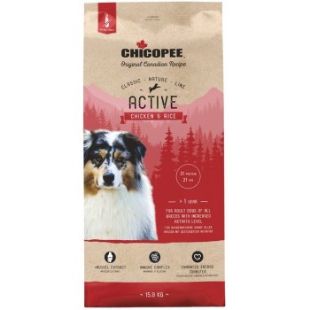 Chicopee Classic Nature Active Chicken & Rice 15 kg