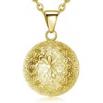 Mummy Bell Dlouhý dámský náhrdelník s pozlacenou rolničkou AUZ20 – Zboží Dáma