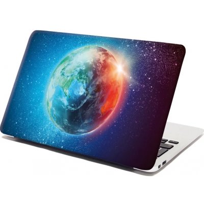 Sablio Samolepka na notebook Země ve vesmíru - 29x20 cm – Zboží Živě